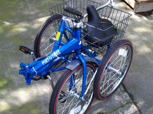 folding trike bike