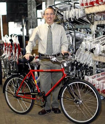 A company manufactures bicycles and tricycles each of which must