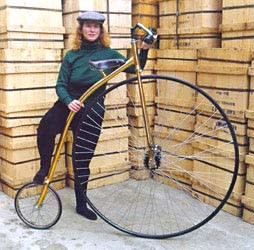 bike with one big wheel is called